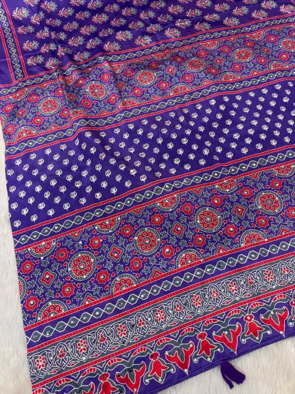 Japan Sartin Printed Saree