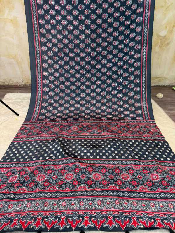 Japan Sartin Printed Saree