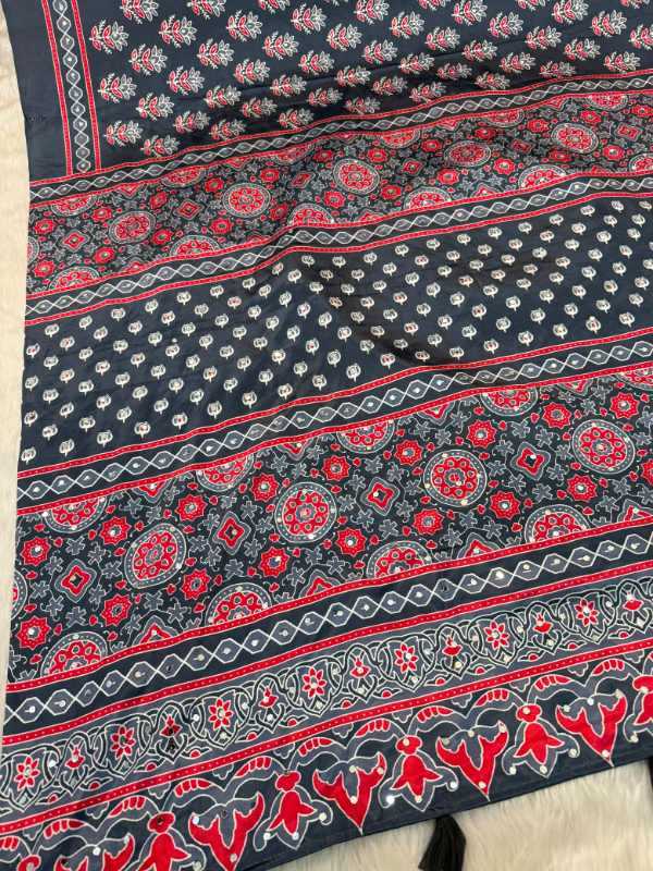 Japan Sartin Printed Saree