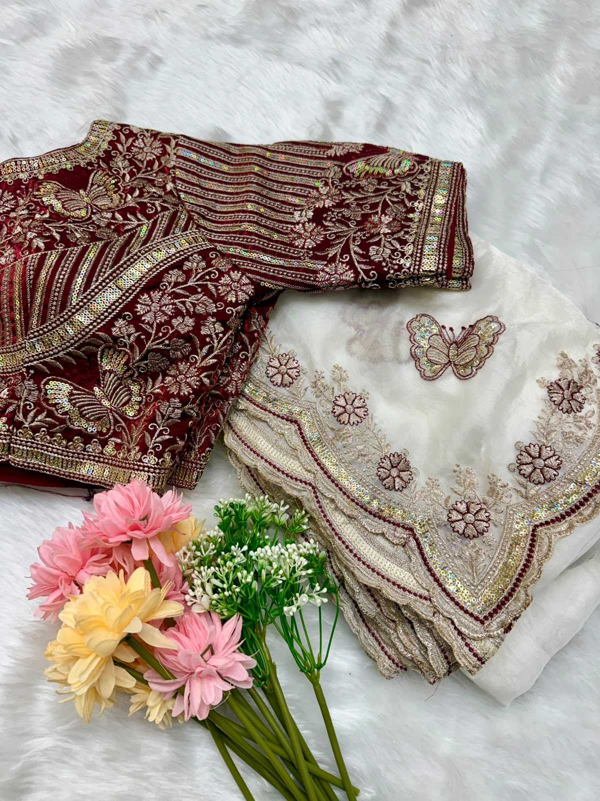 Space Silk Designer Saree