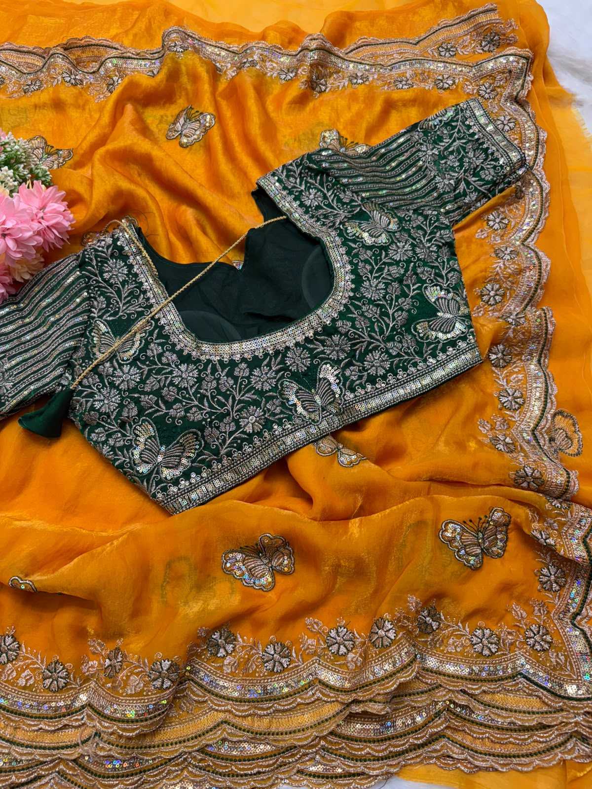 Space Silk Designer Saree