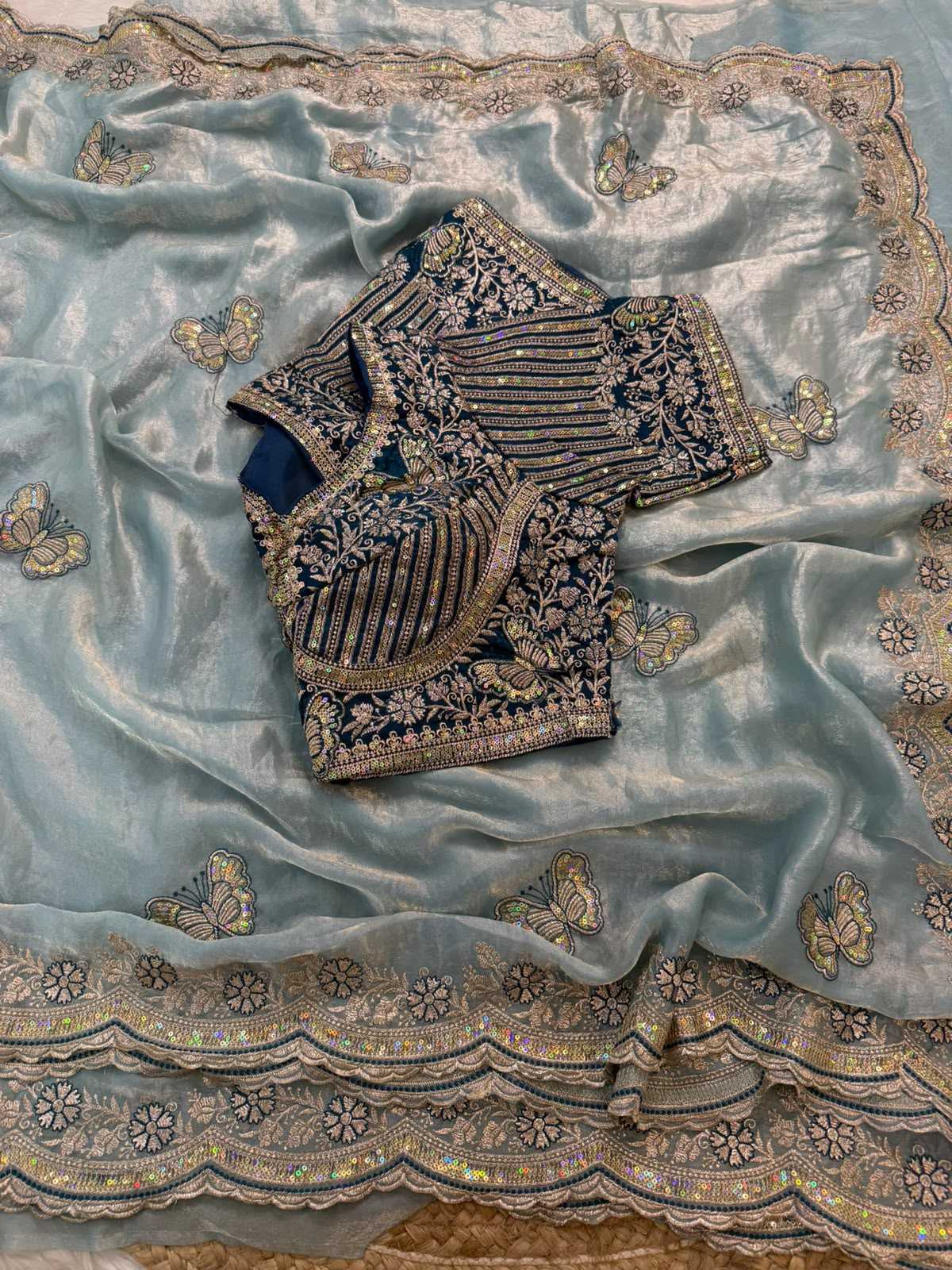 Space Silk Designer Saree