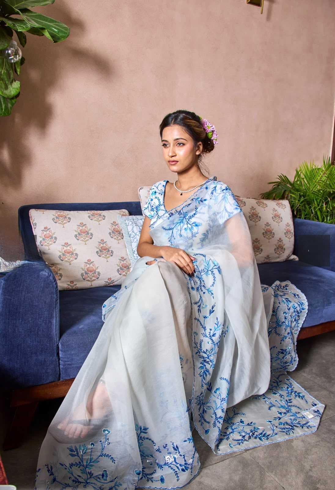 Kadambini Tabby Silk Soft Saree