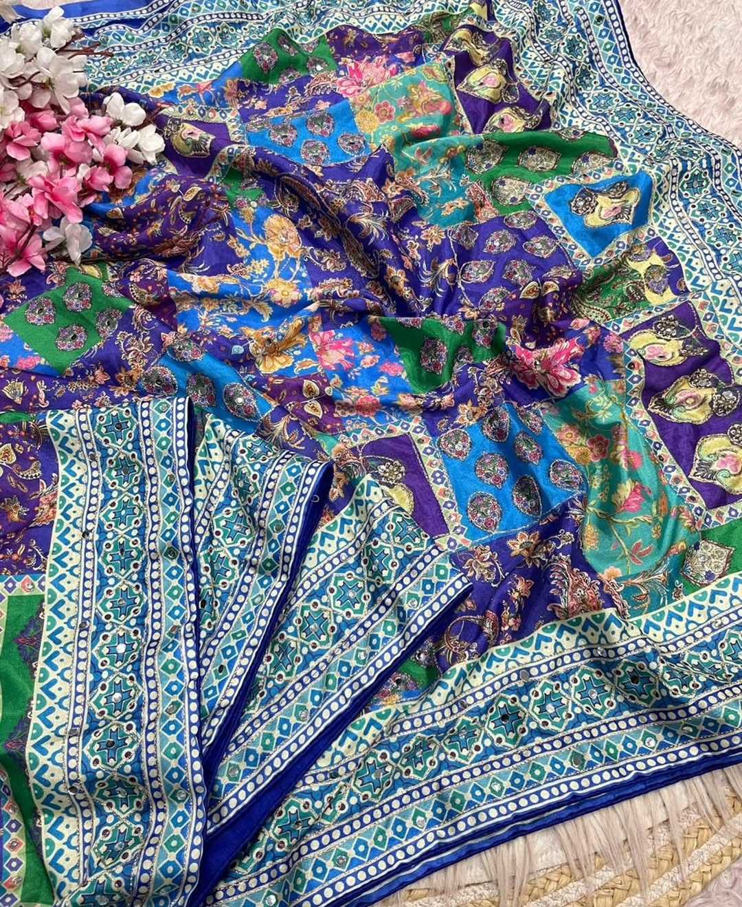 Chinon Designer Saree