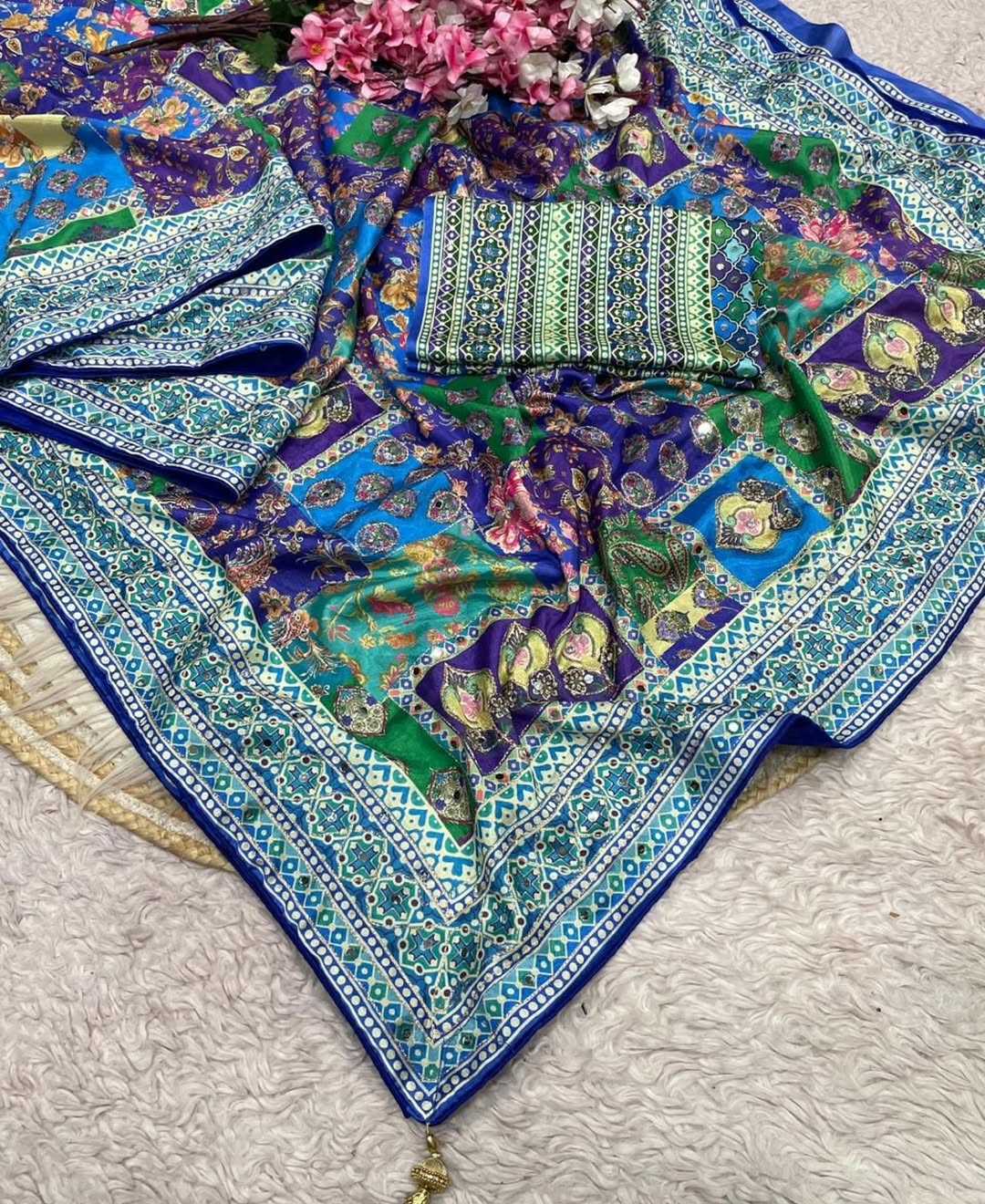 Chinon Designer Saree