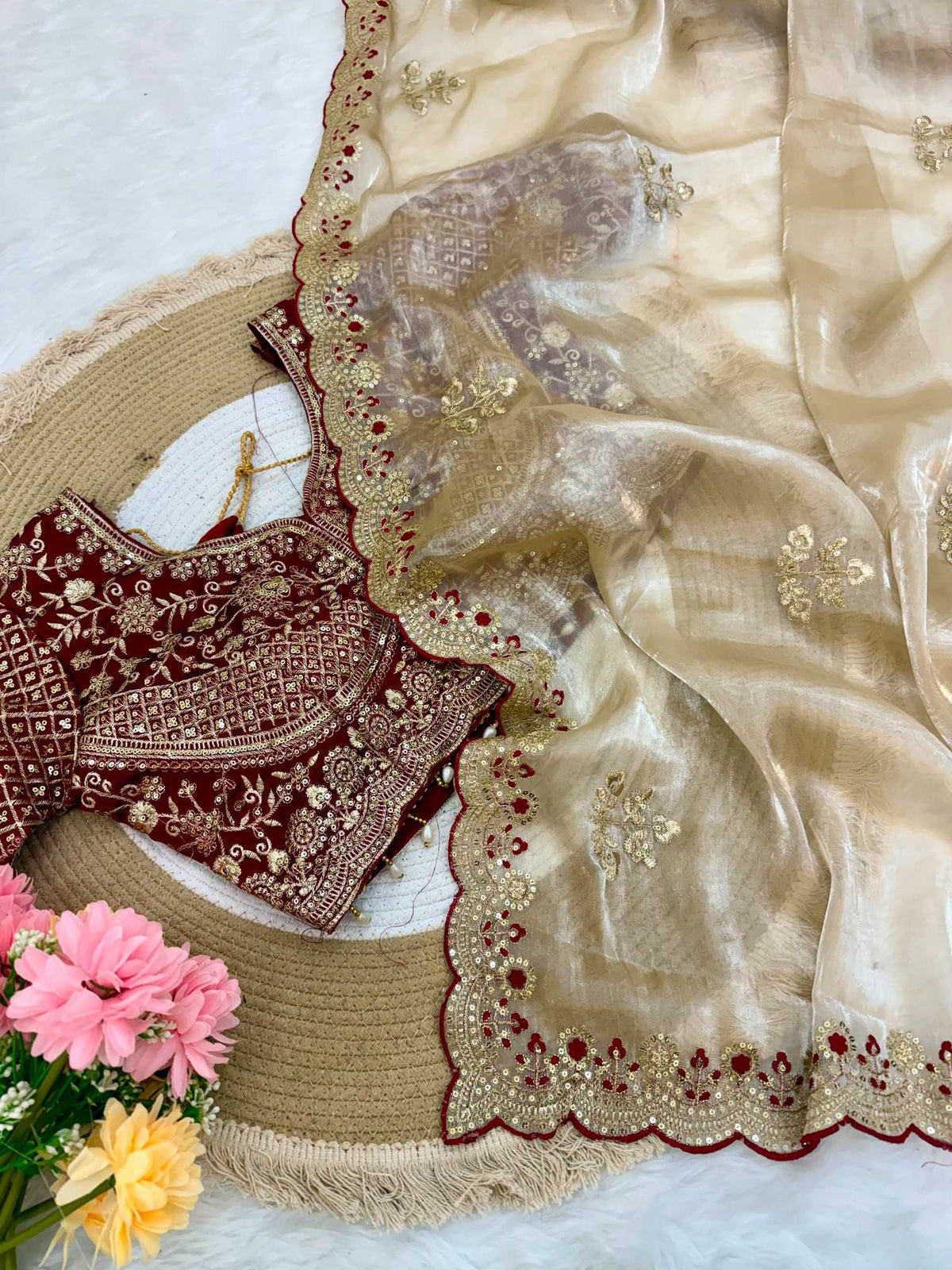 Space Silk Soft Saree