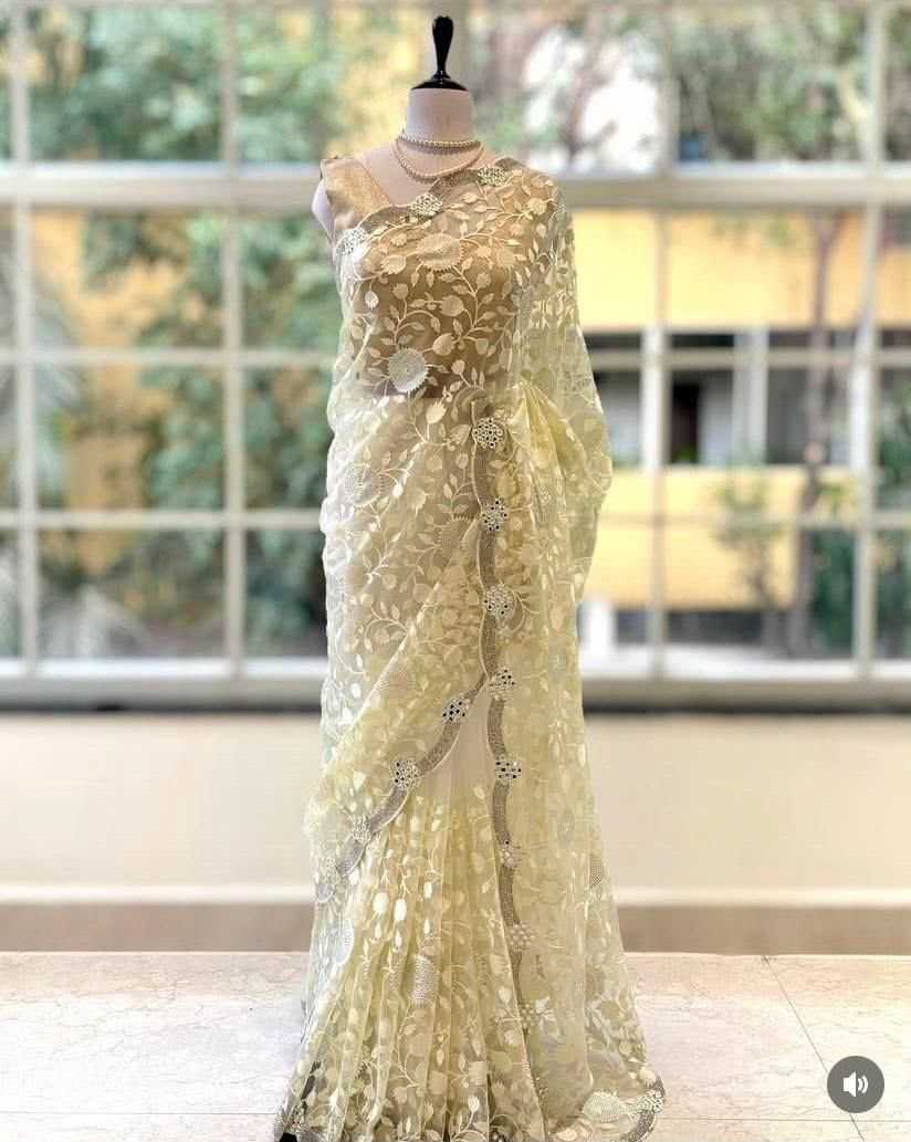 Organza Designer Saree