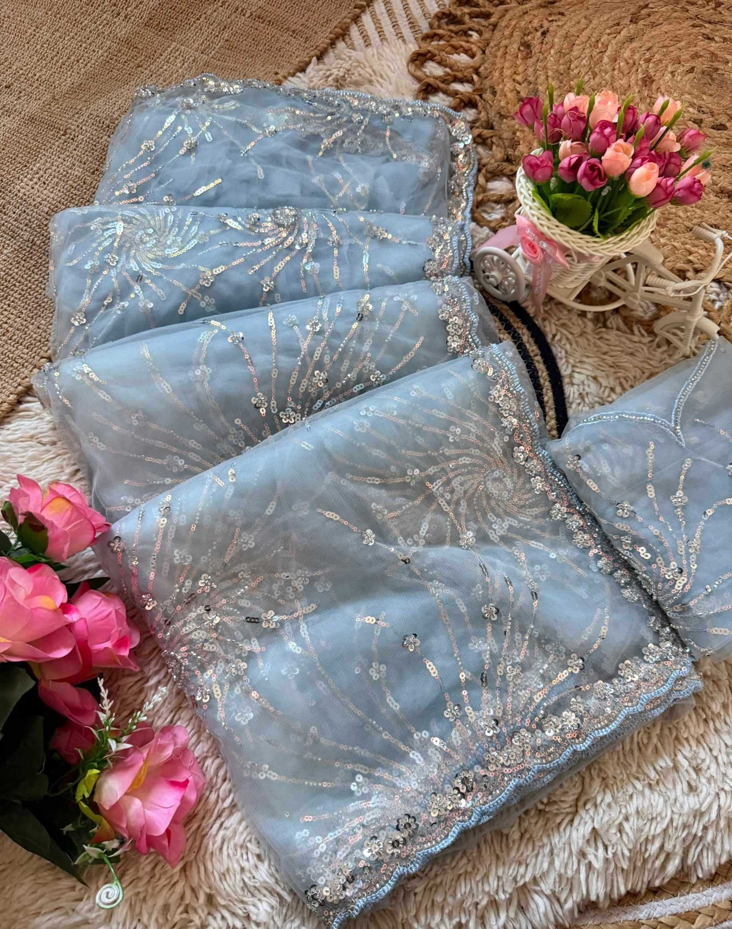 Net Saree