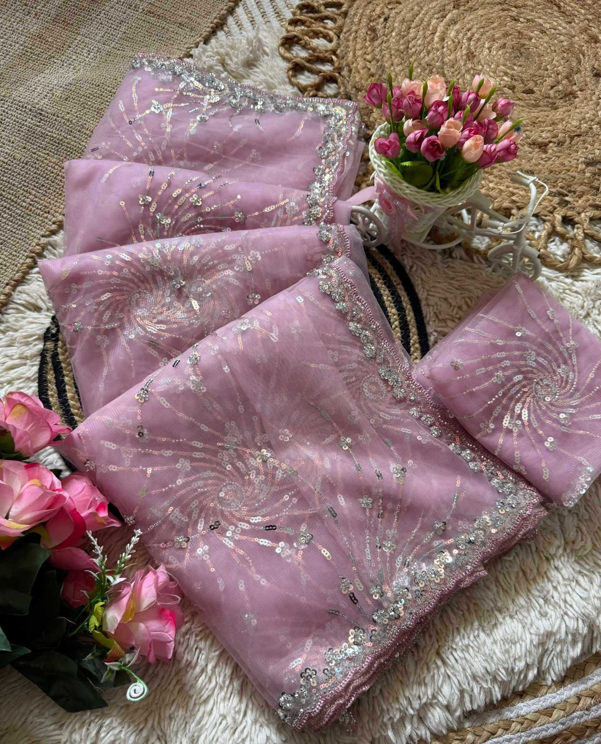 Net Saree