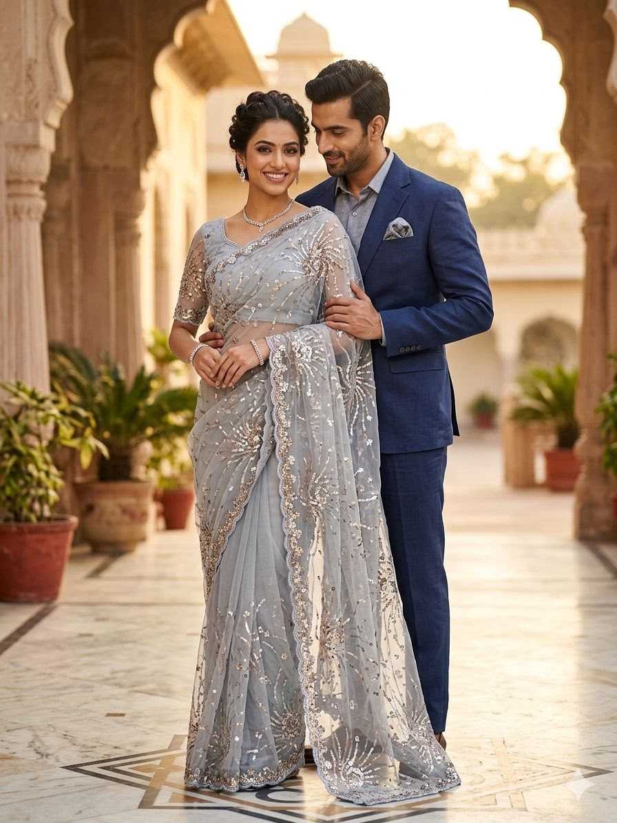 Net Saree