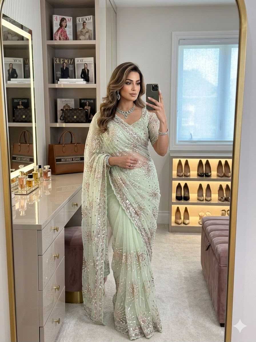 Net Saree