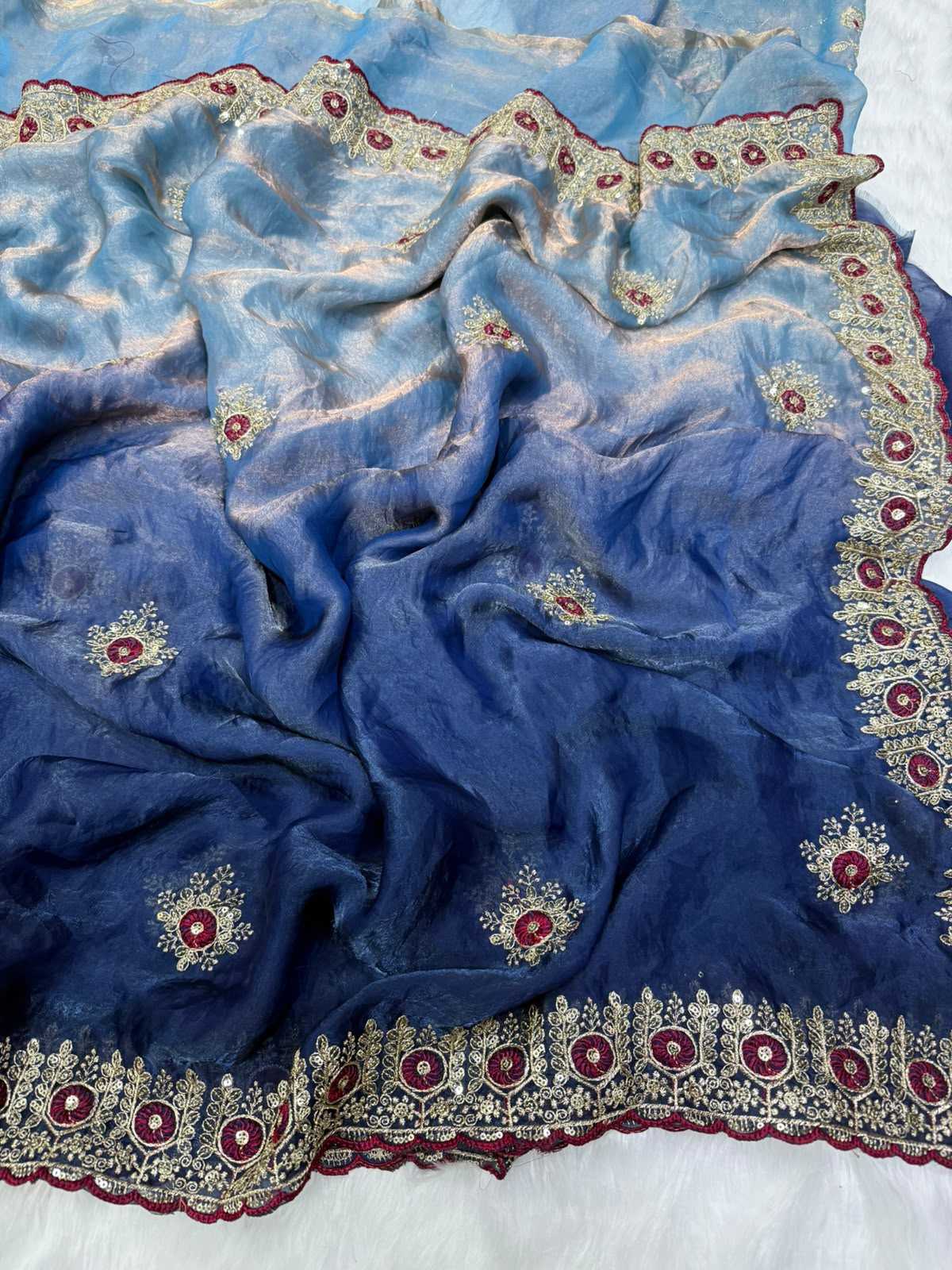 Space Silk Traditional Saree