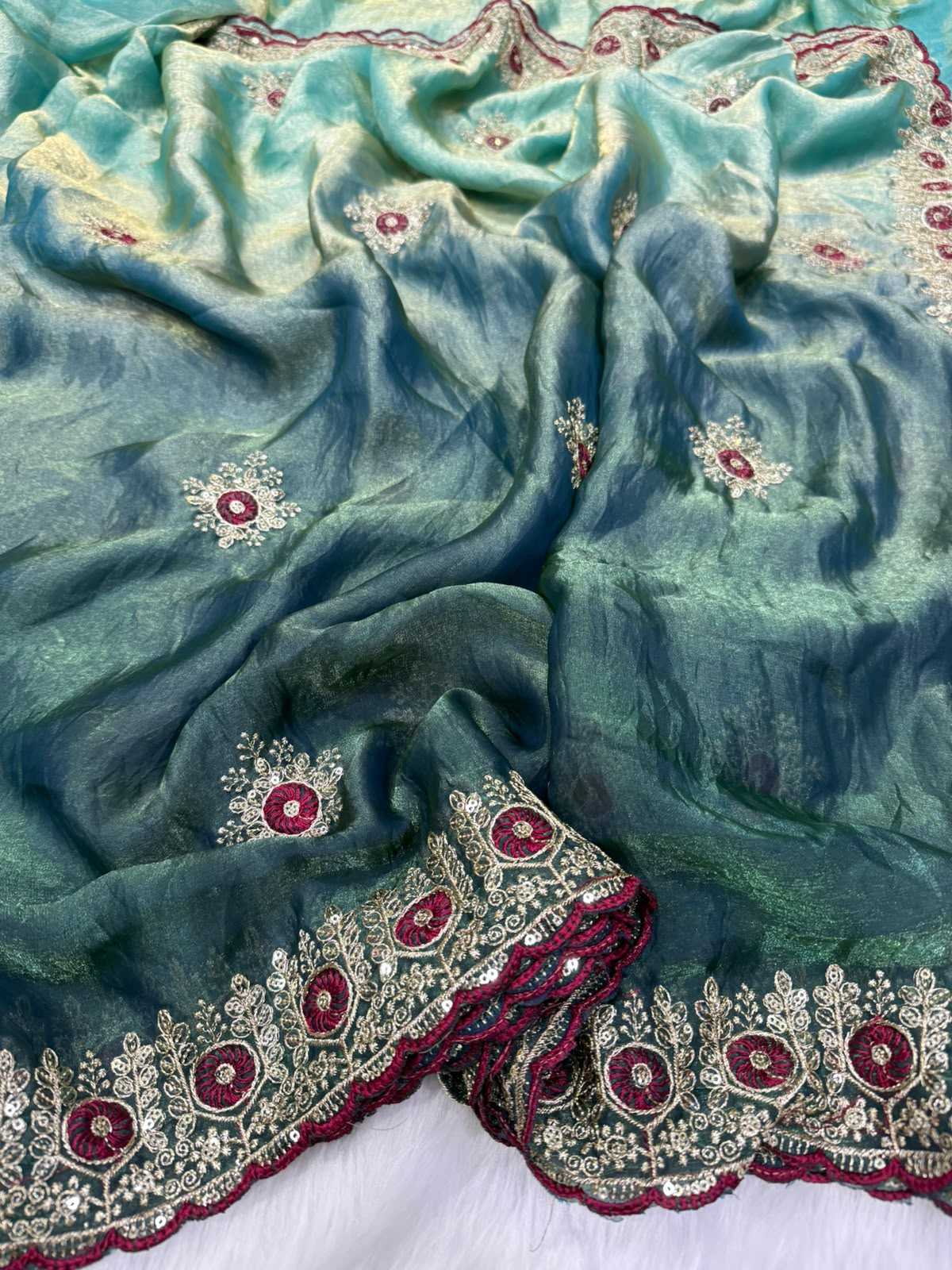 Space Silk Traditional Saree