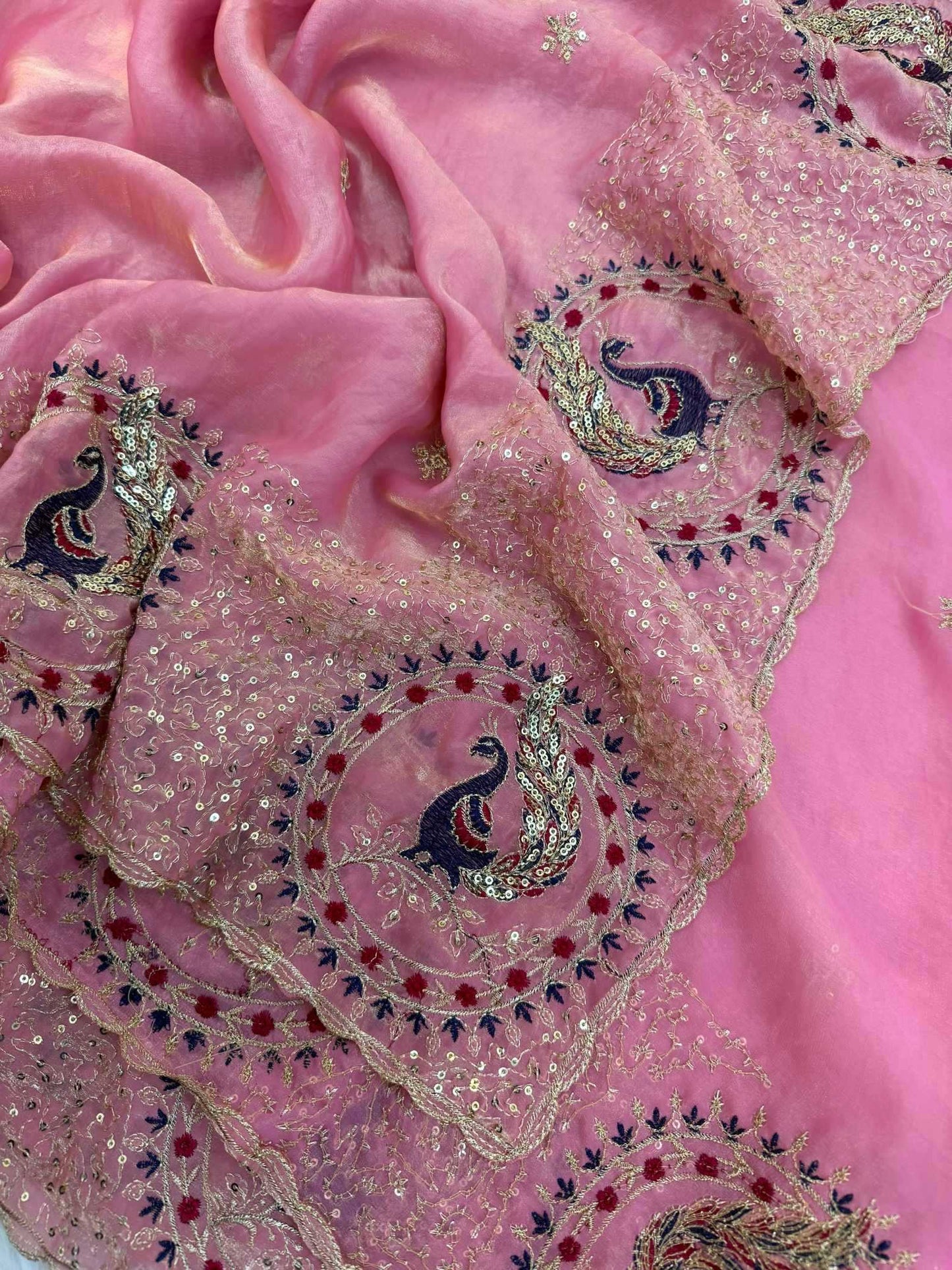 Satin Designer Saree