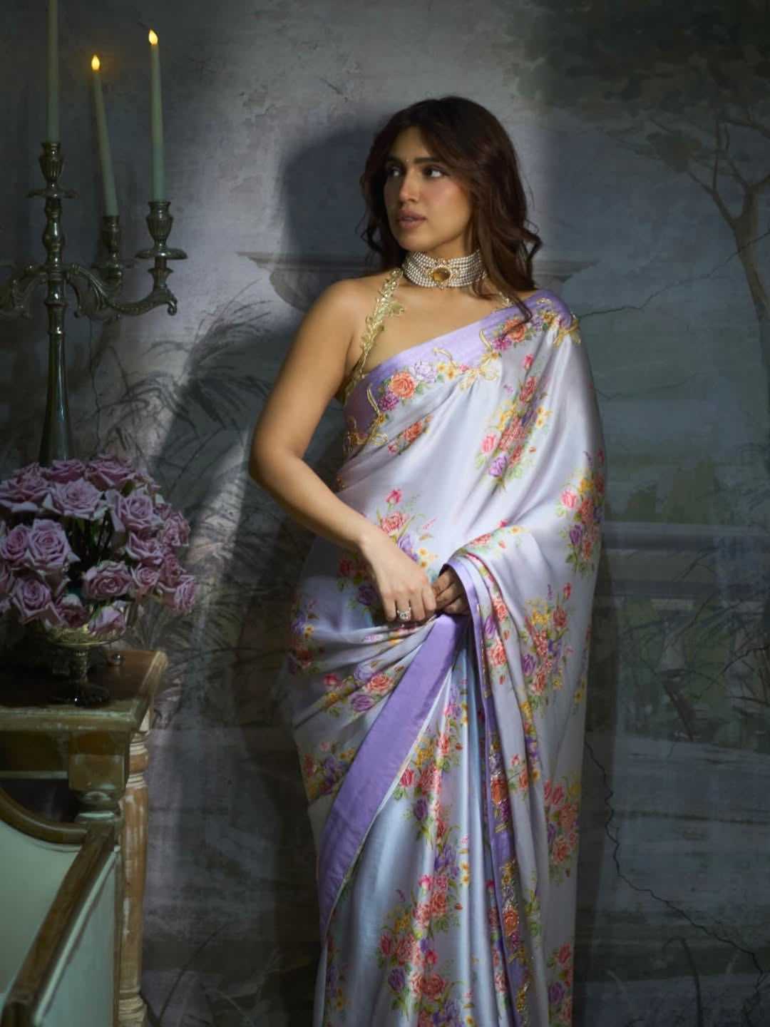 Satin Silk Handloom Saree