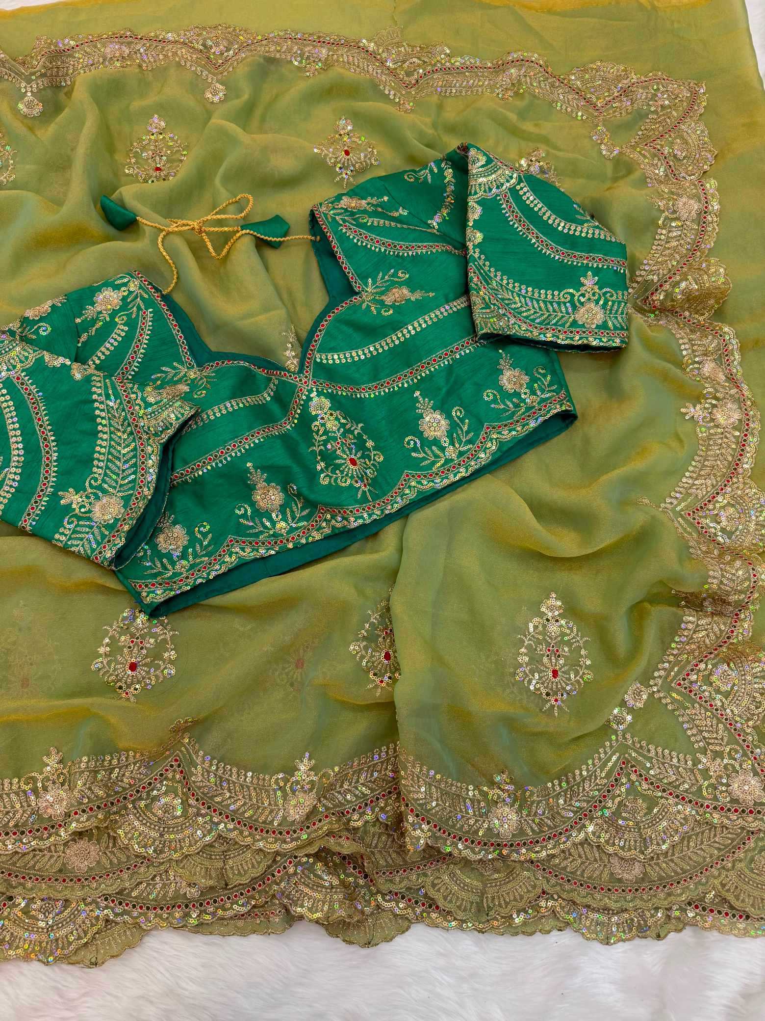 Chiffon Sequence Saree