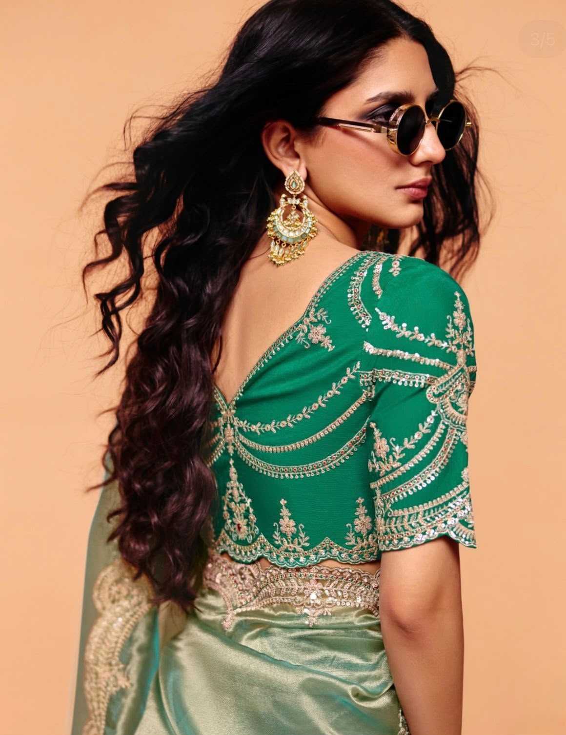 Chiffon Sequence Saree