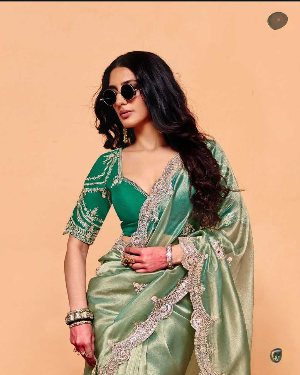 Chiffon Sequence Saree