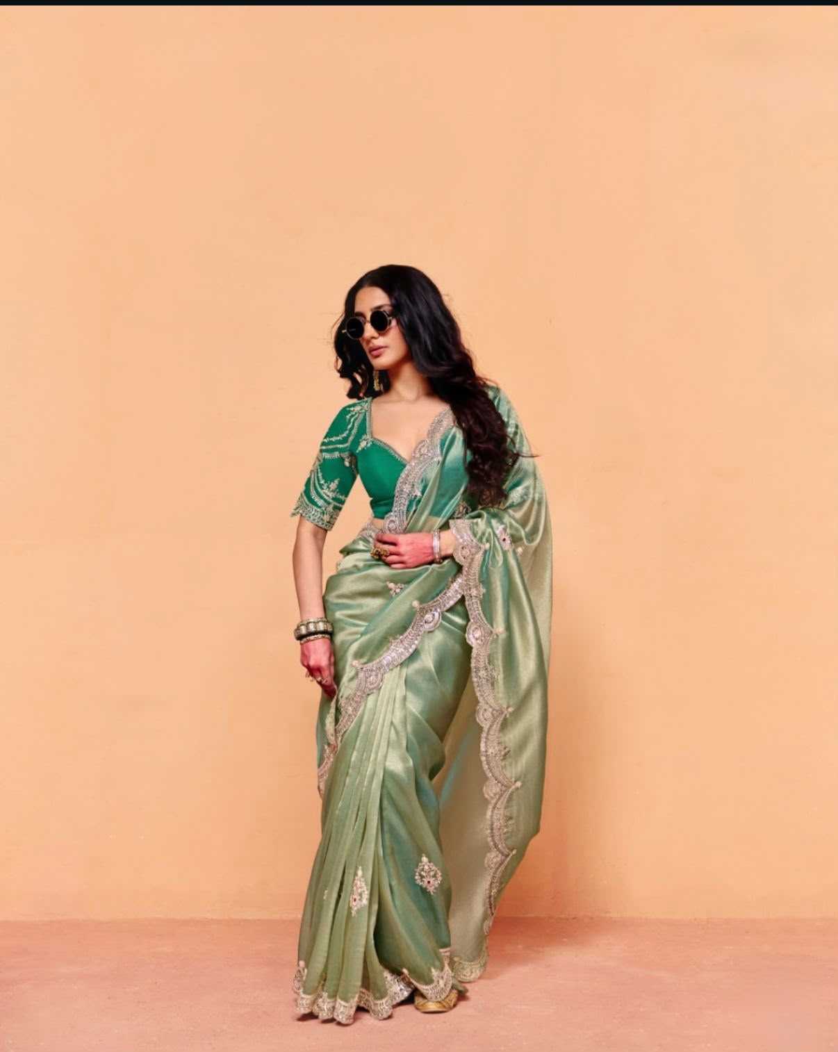 Chiffon Sequence Saree
