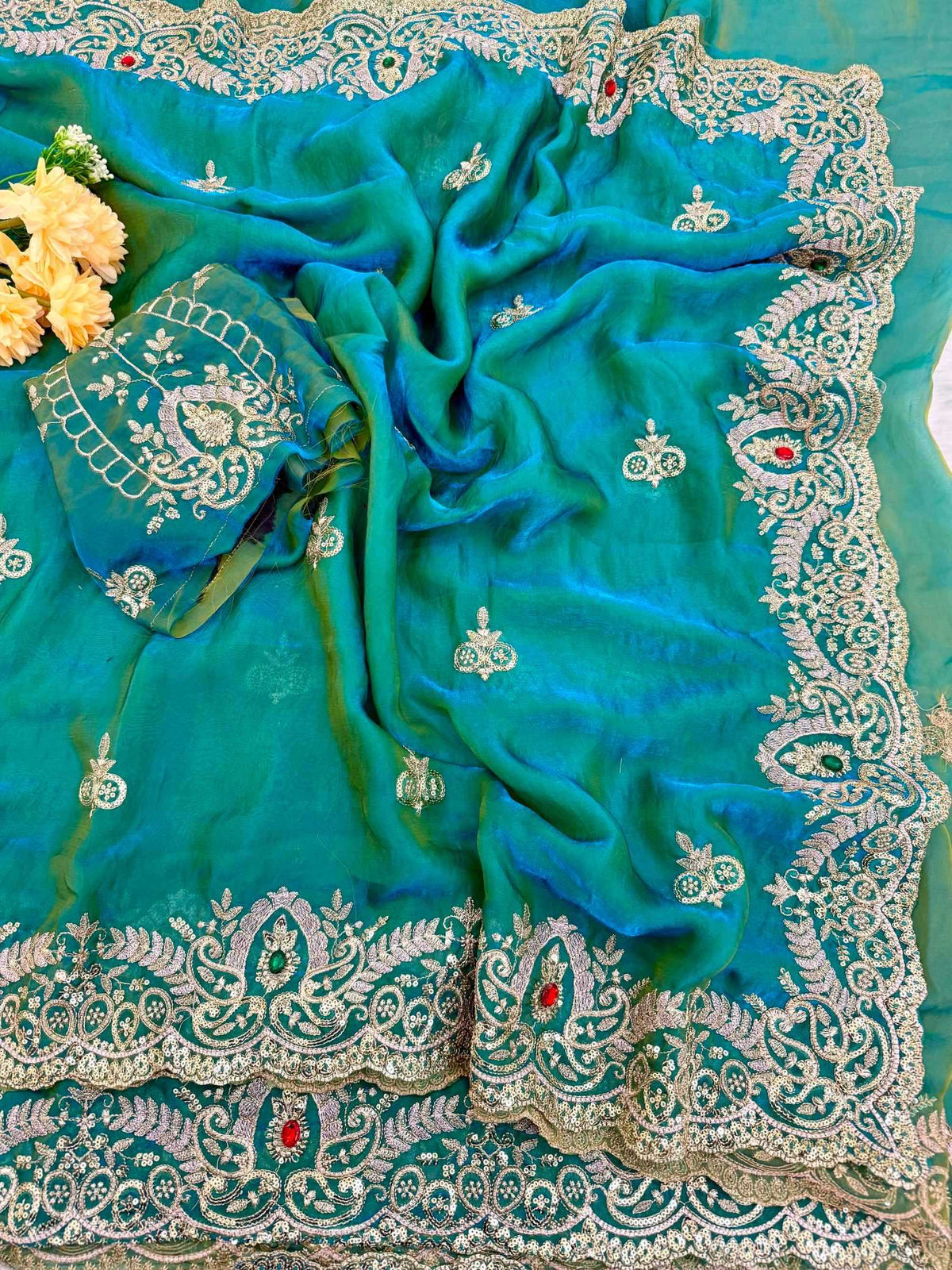 Satin Silk Traditional Saree
