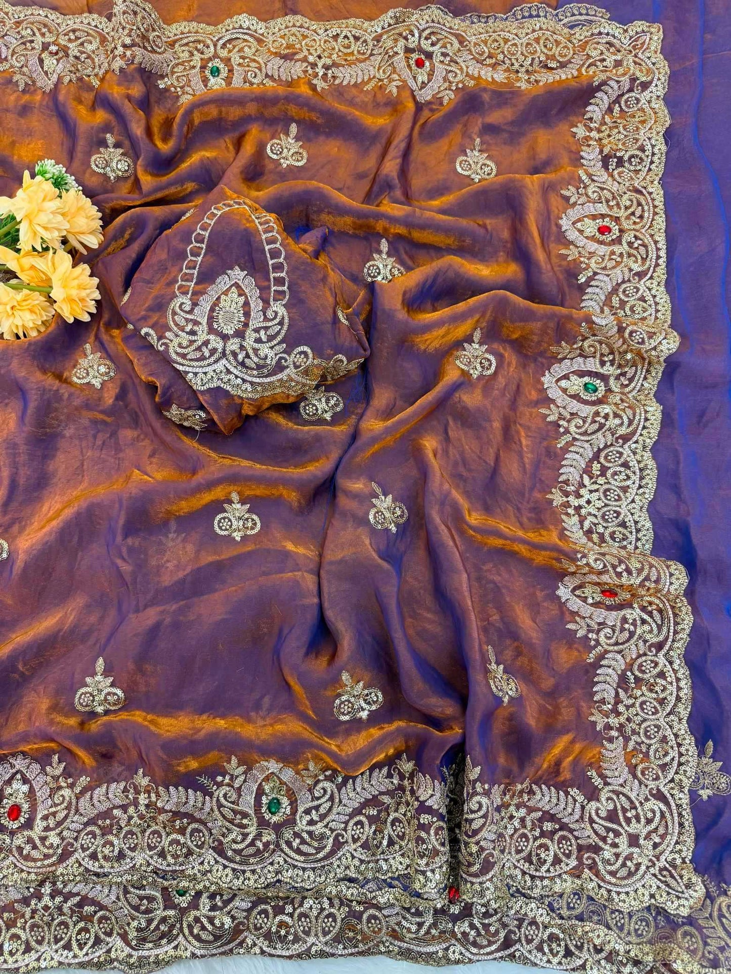 Satin Silk Traditional Saree