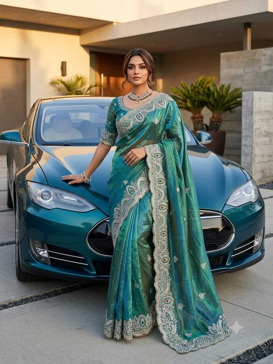 Satin Silk Traditional Saree