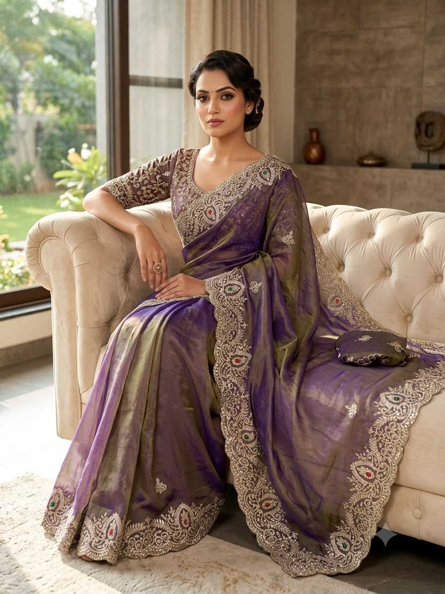 Satin Silk Traditional Saree