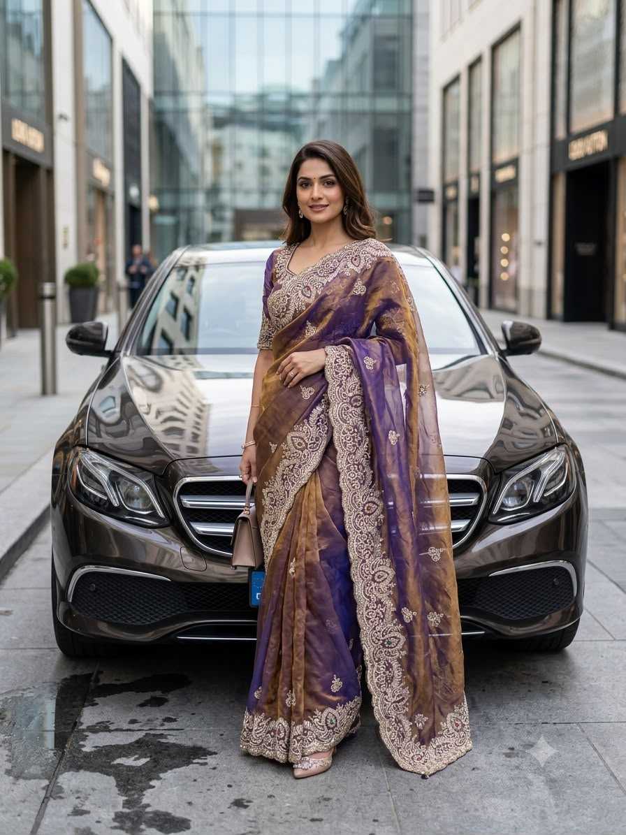 Satin Silk Traditional Saree