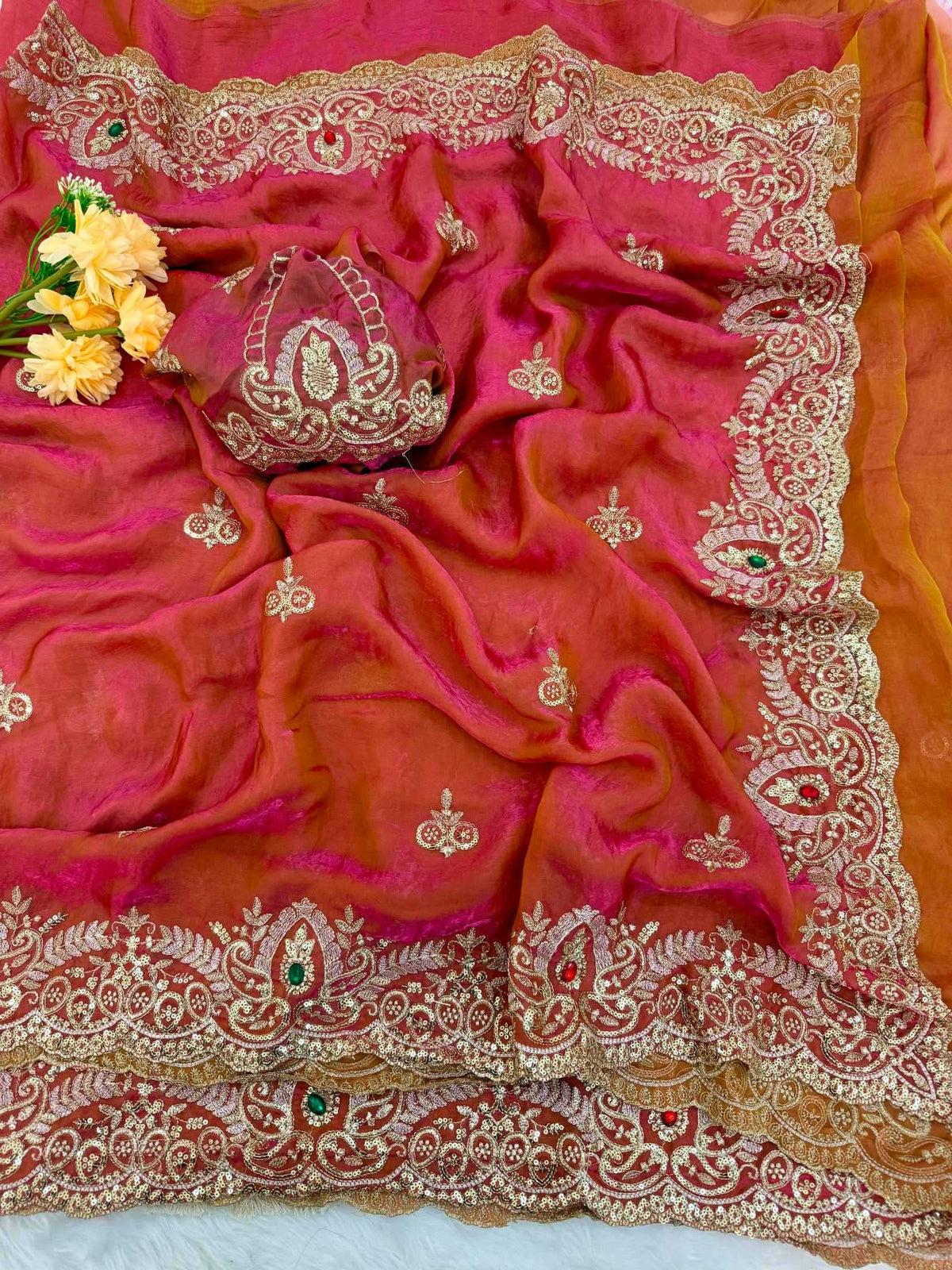 Satin Silk Traditional Saree