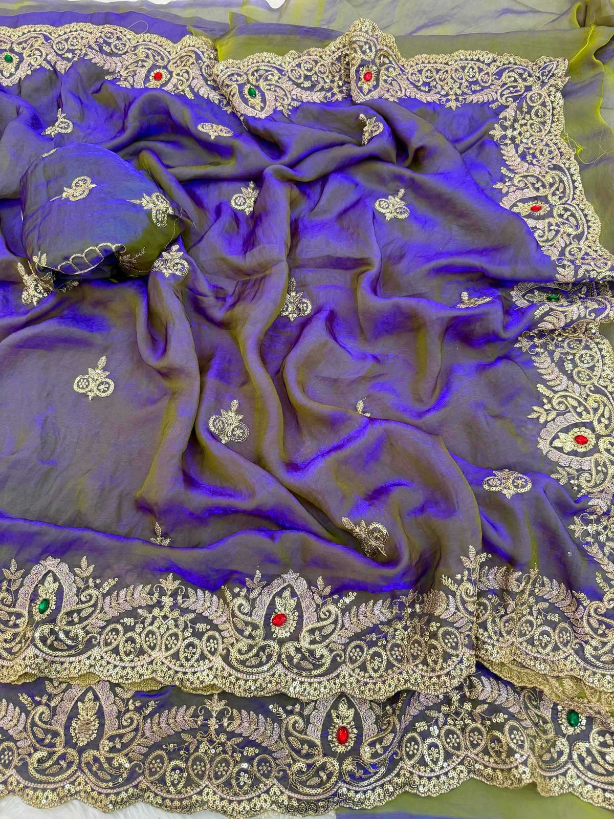 Satin Silk Traditional Saree