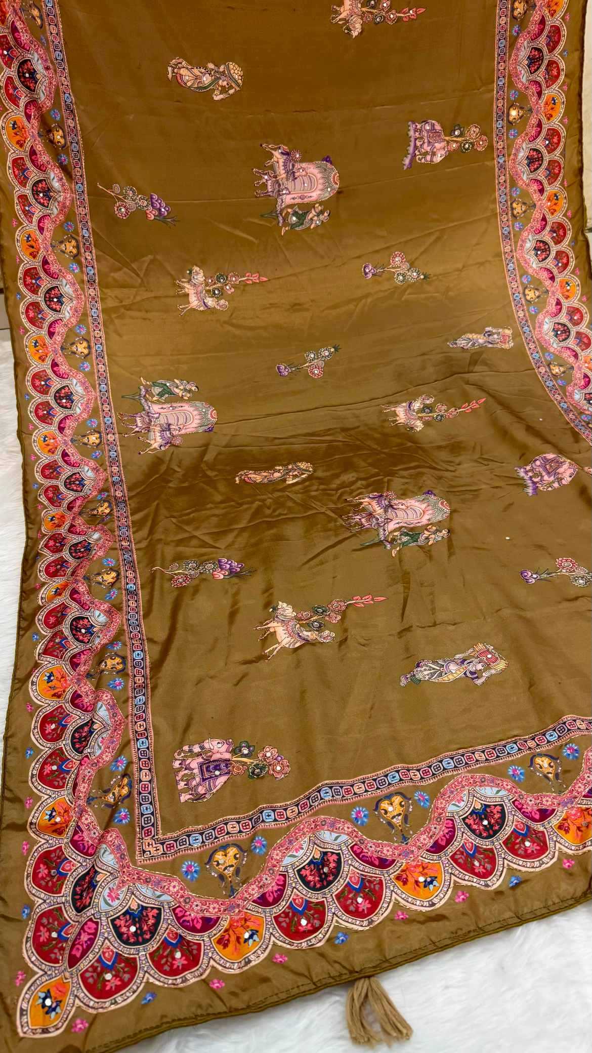 Crepe Silk Printed Saree