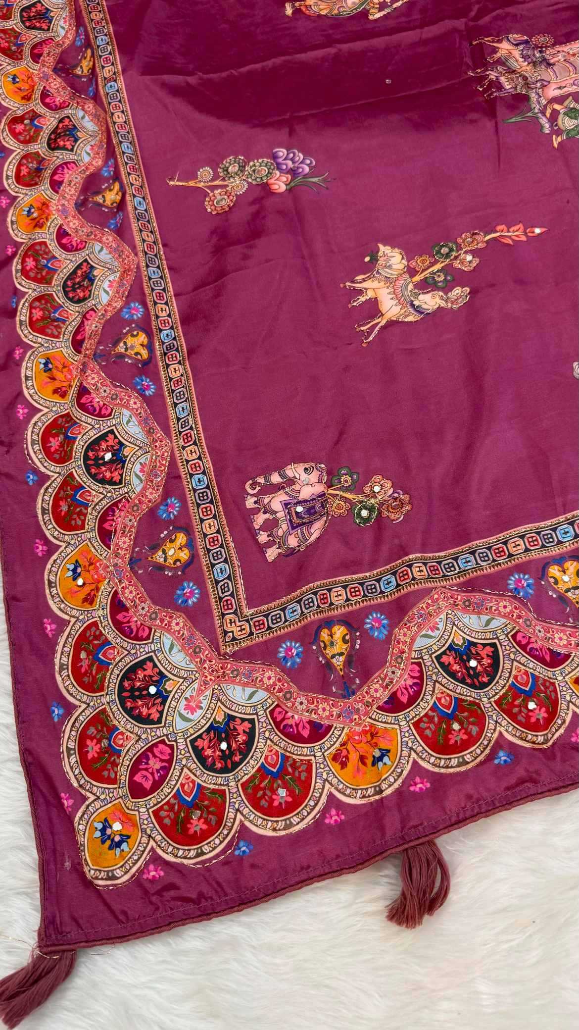 Crepe Silk Printed Saree