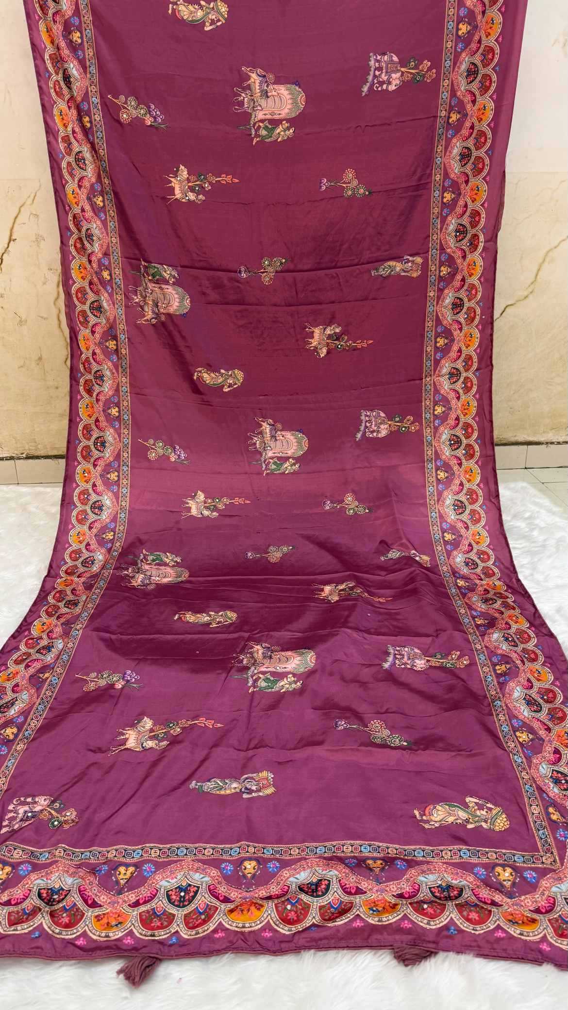 Crepe Silk Printed Saree