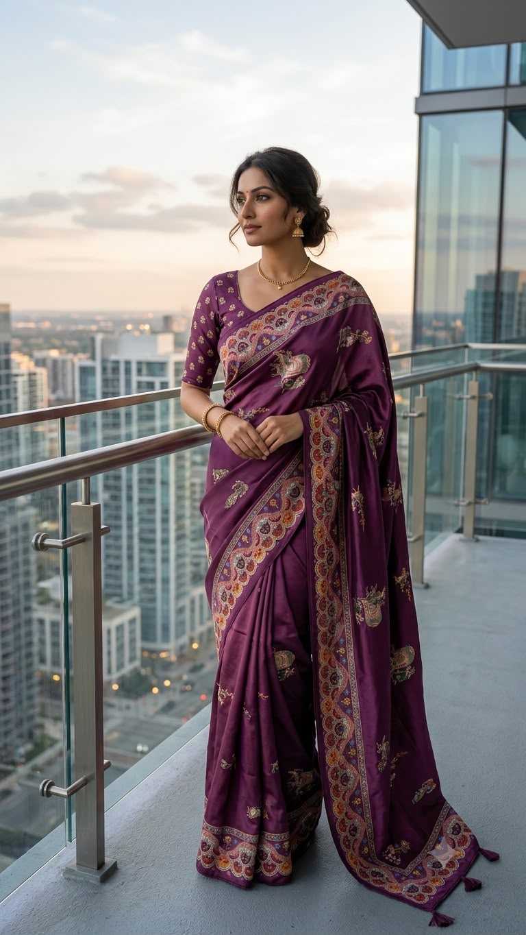 Crepe Silk Printed Saree