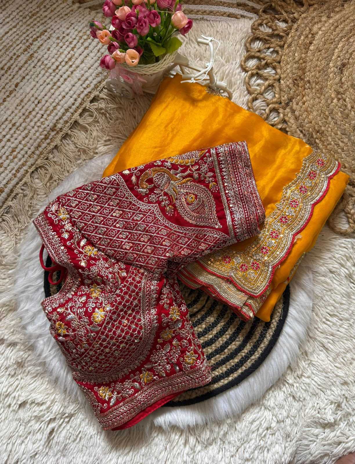 Space Silk Designer Saree