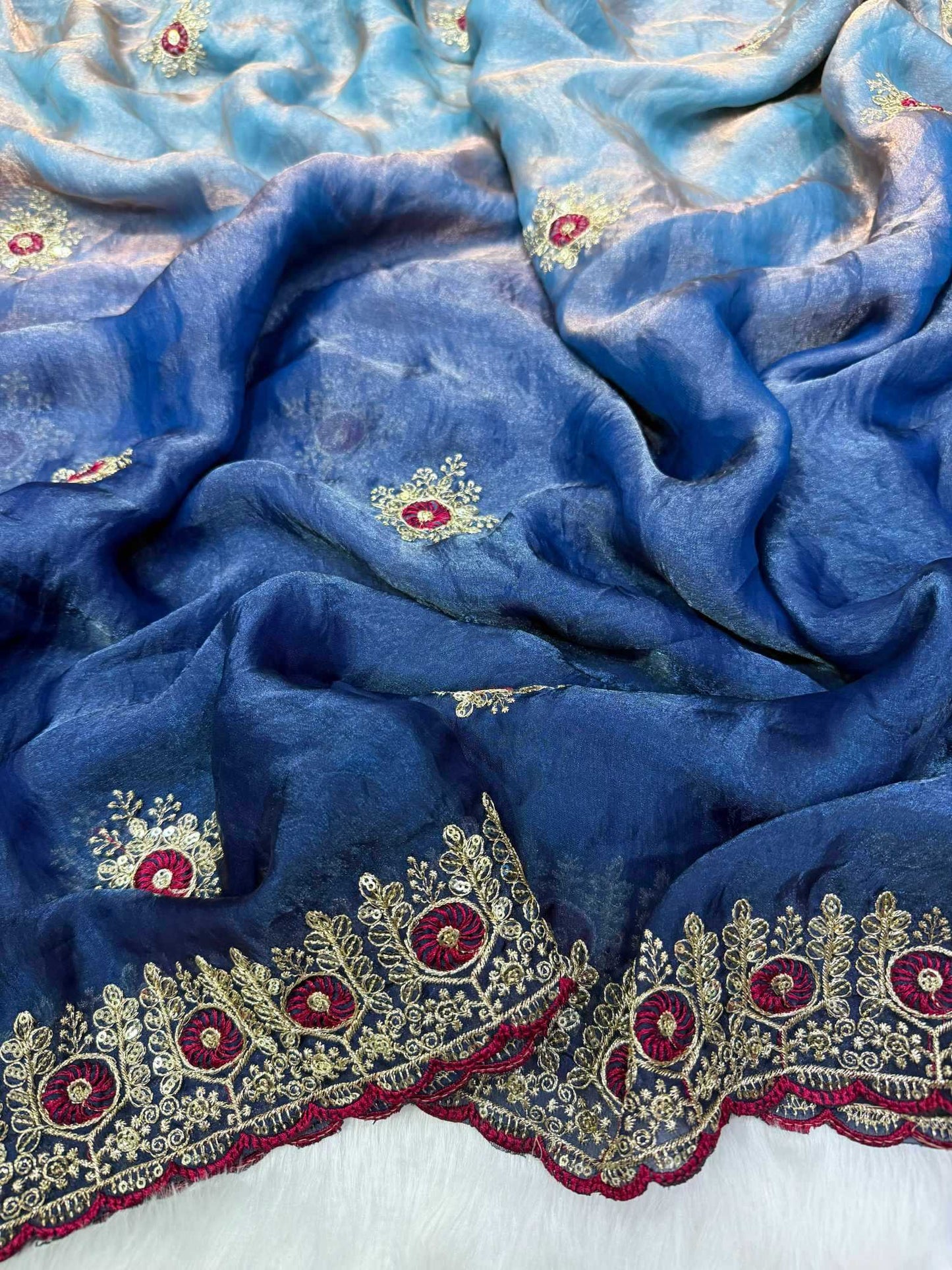 Space Silk Traditional Saree