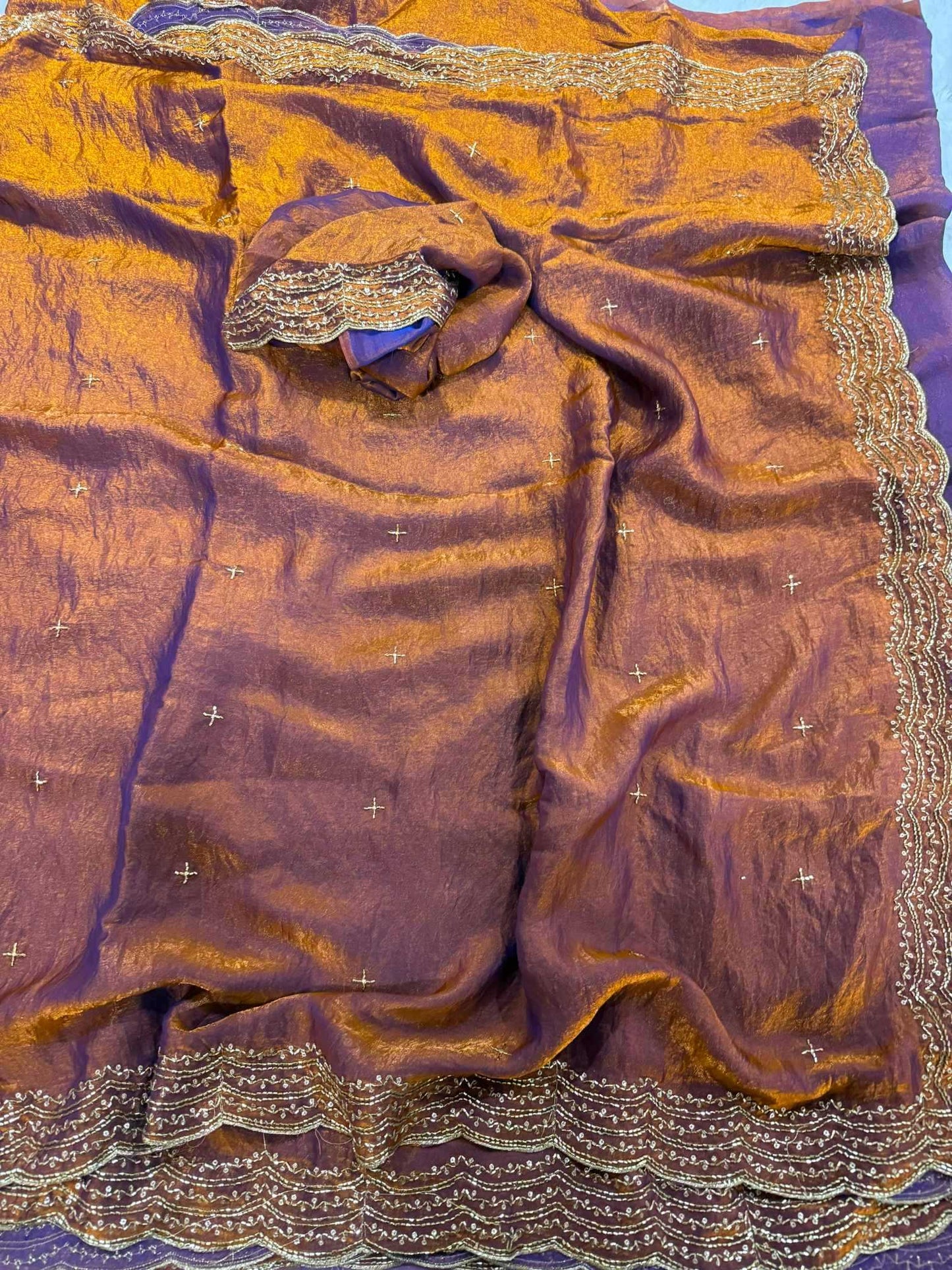 Space Silk Designer Saree