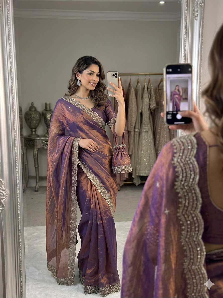 Space Silk Designer Saree
