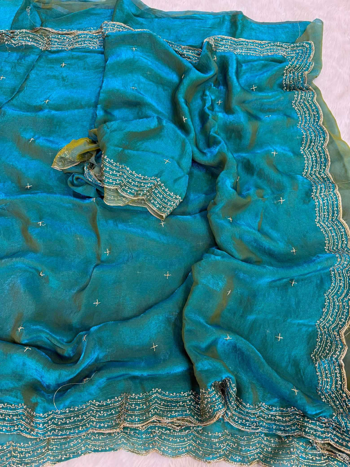 Space Silk Designer Saree