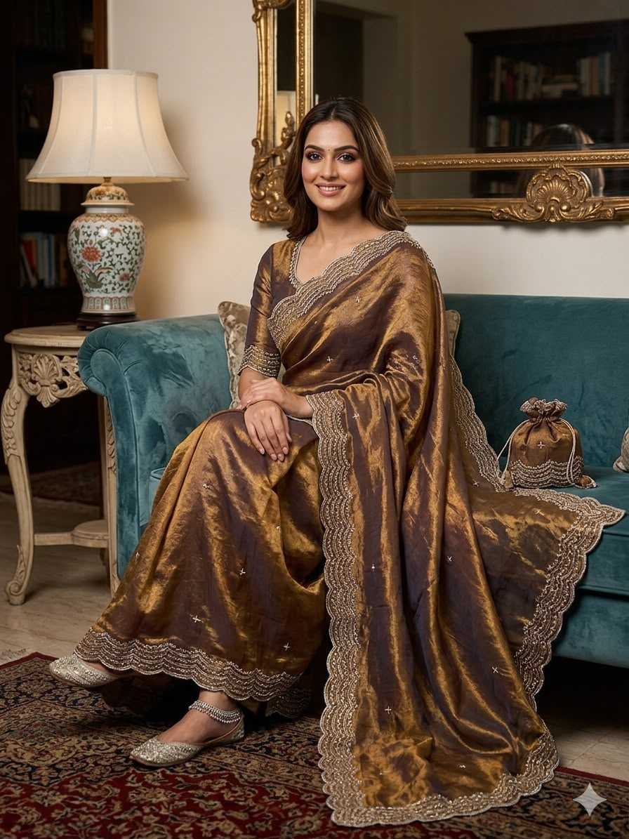 Space Silk Designer Saree