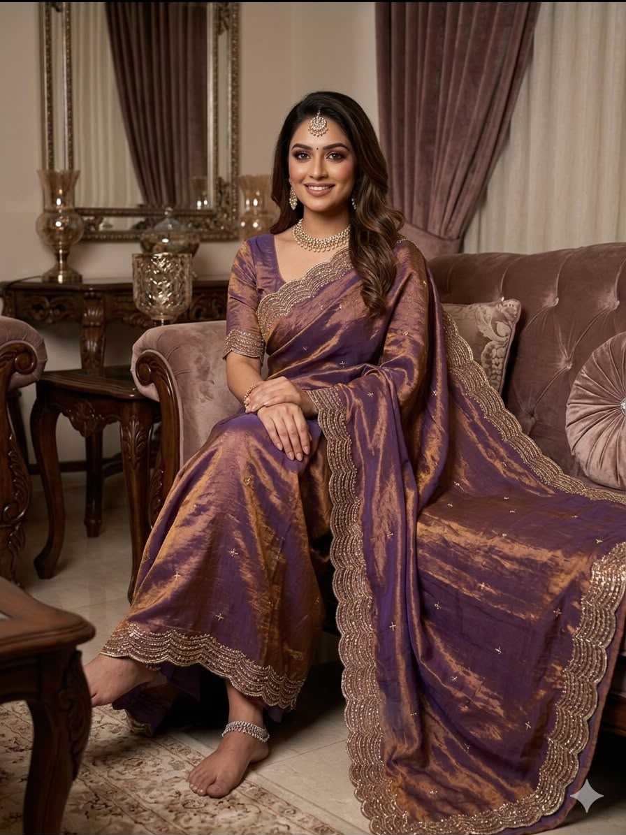 Space Silk Designer Saree