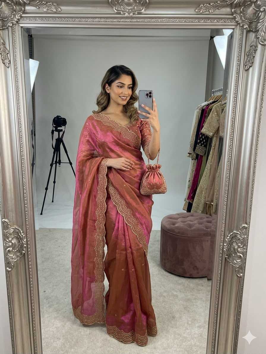 Space Silk Designer Saree