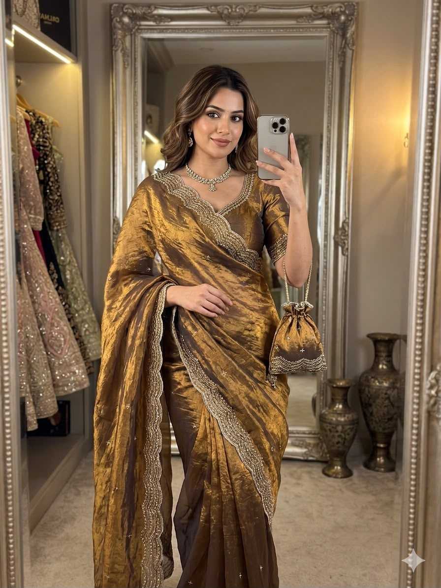 Space Silk Designer Saree