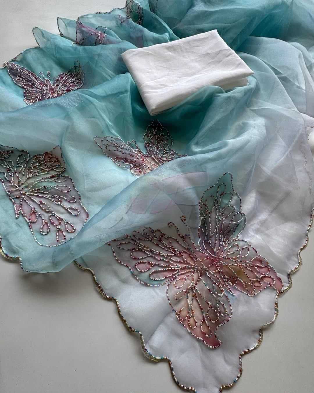 Organza Saree