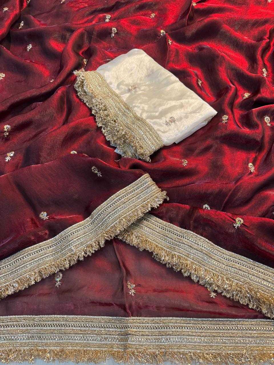 Pure Silk Sequence Saree