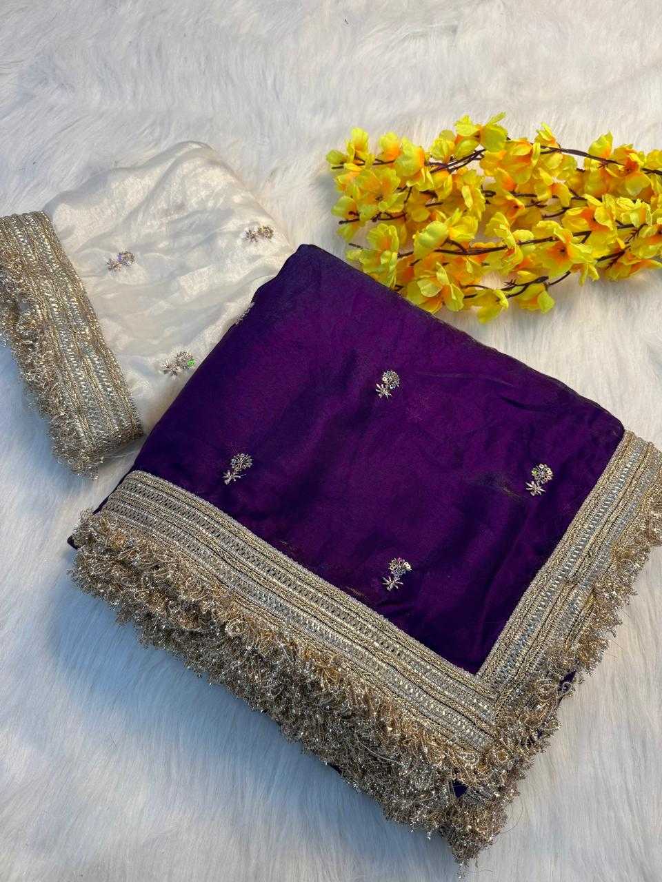 Pure Silk Sequence Saree