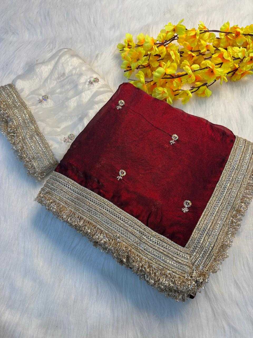 Pure Silk Sequence Saree