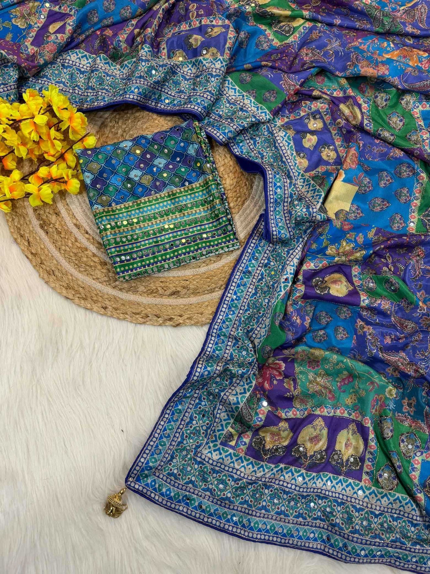 Chinon Designer Saree