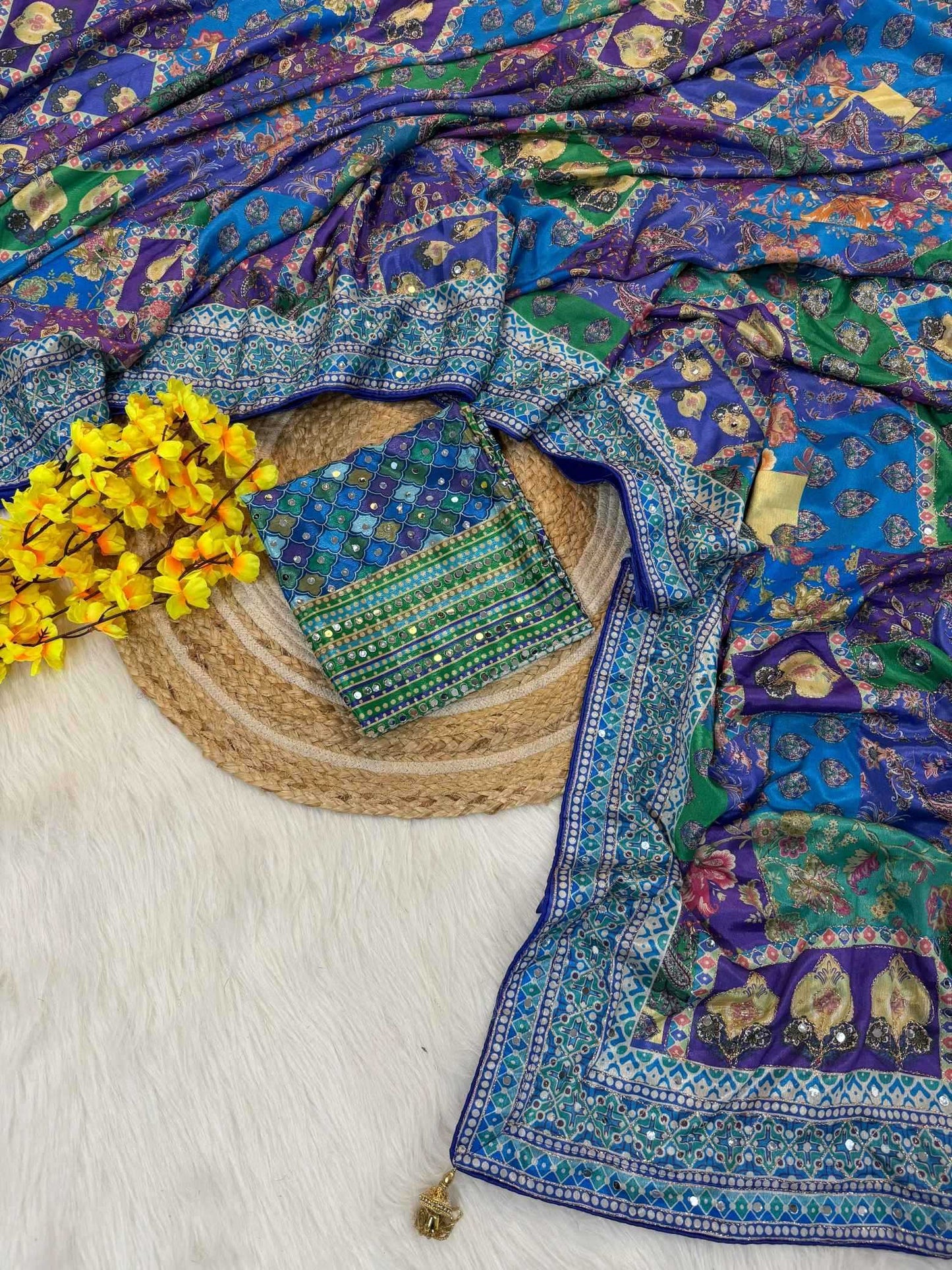 Chinon Designer Saree