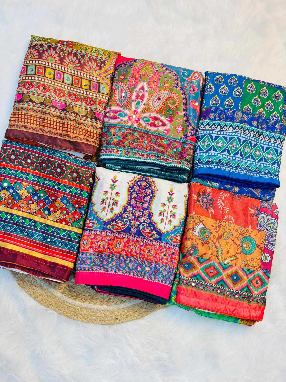 Chinon Printed Saree